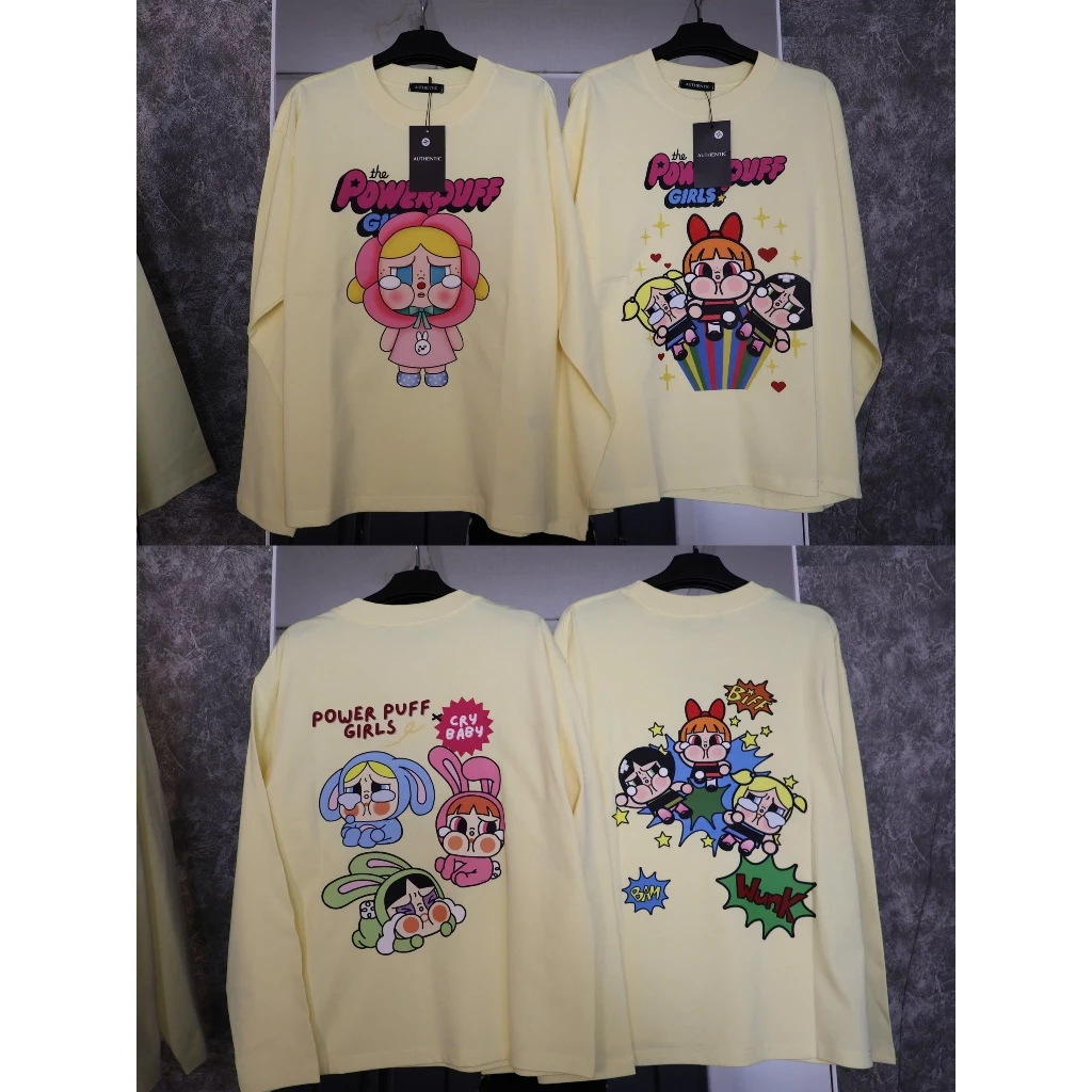 Áo longtee poppop mascot chất vải cotton